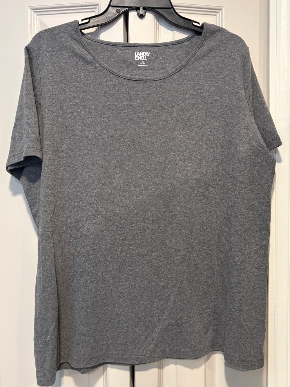Lands' End Grey Crewneck Tee